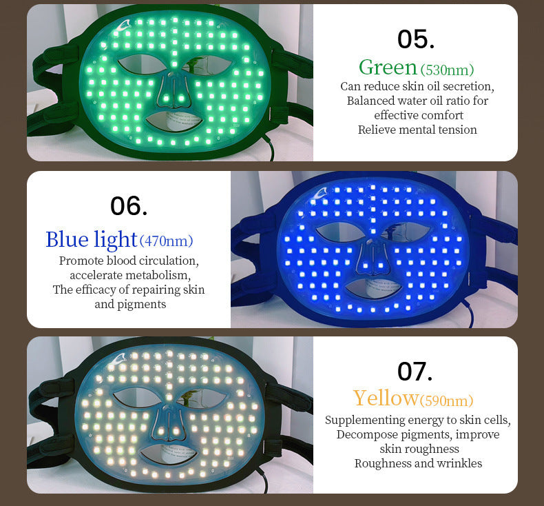 2Bmagic light therapy style mask front view