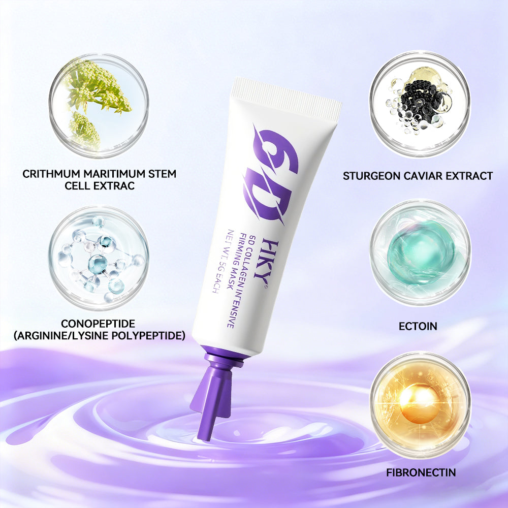 HKY 6D Recombinant Collagen Peel-Off Mask | Non-Irritating Renewal
