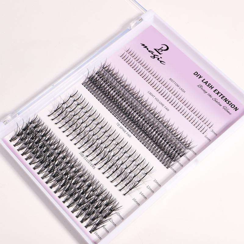 2Bmagic DIY lash clusters for a beginner cluster-versus-strip comparison