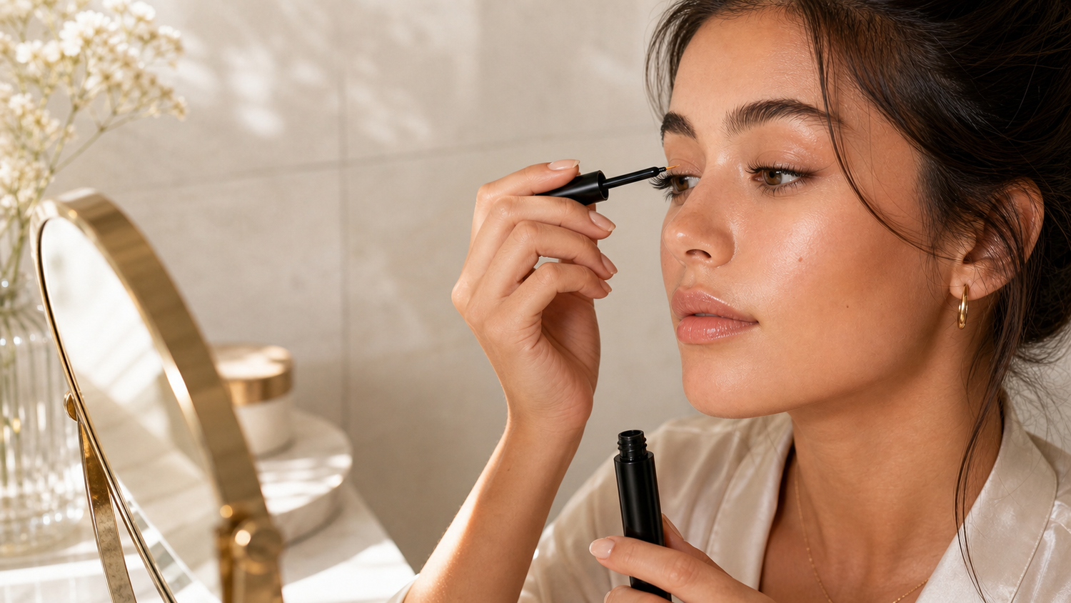 how to apply lash serum correctly with a fine applicator