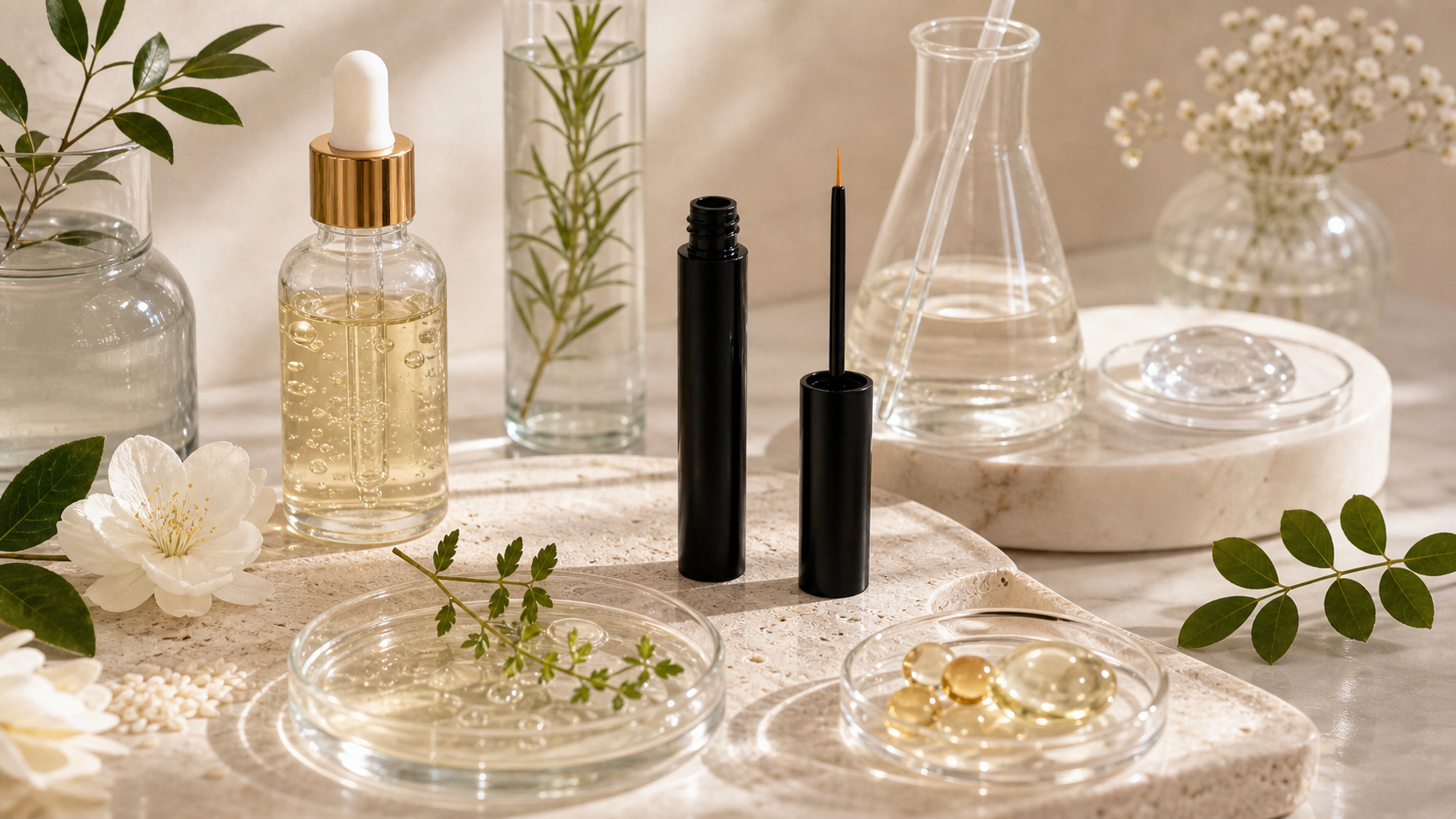 gentle lash serum ingredients clean beauty routine