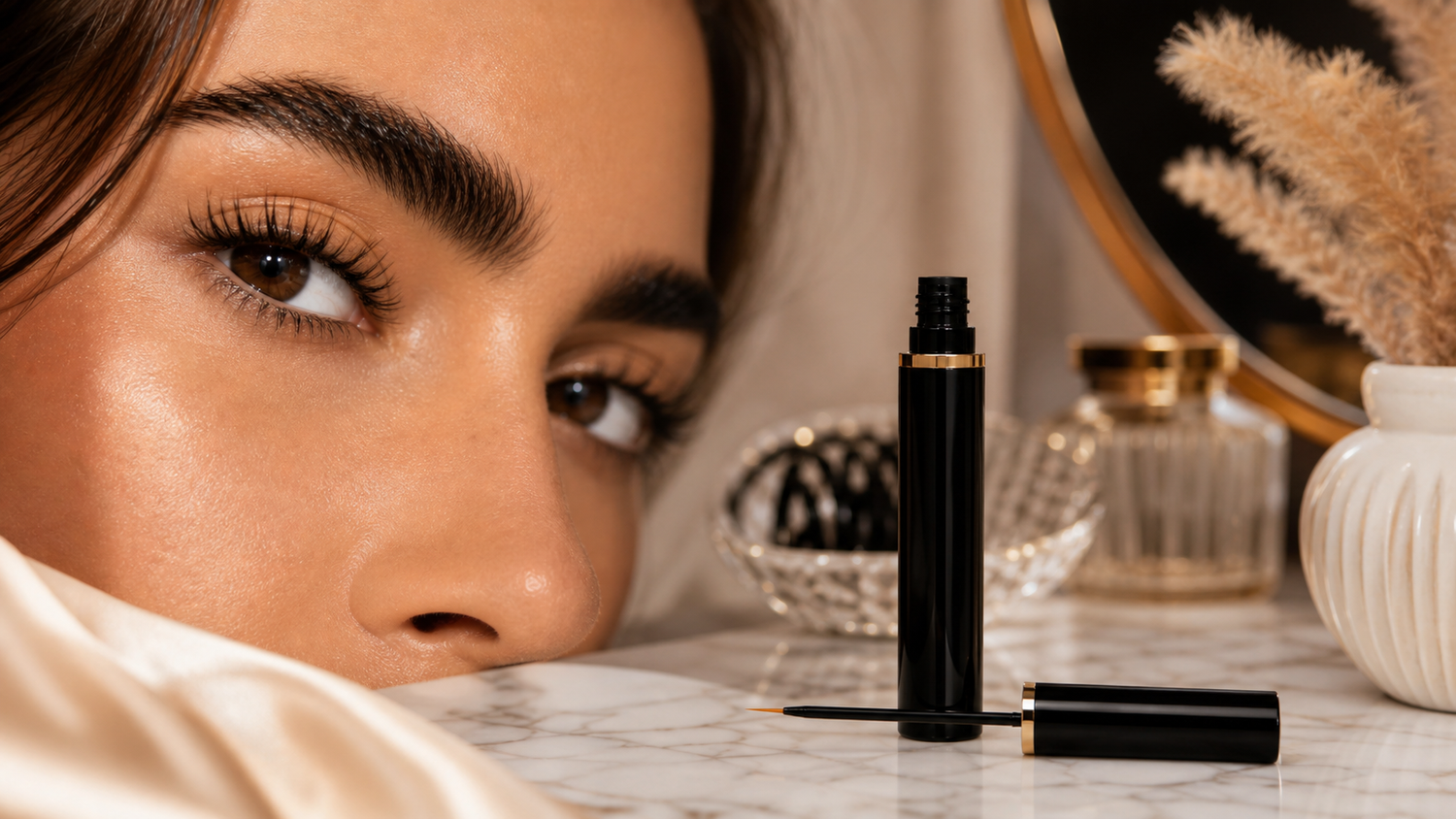 Thin 2Bmagic lash serum application for a less-is-better routine