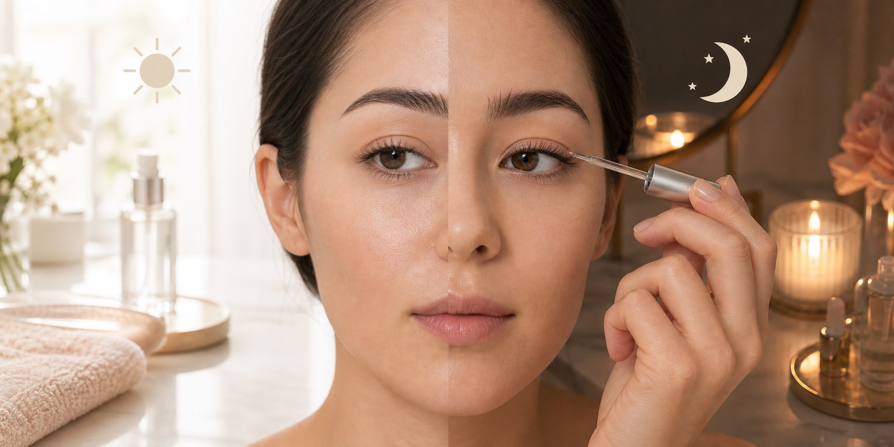 2bmaagic morning or night lash serum routine guide