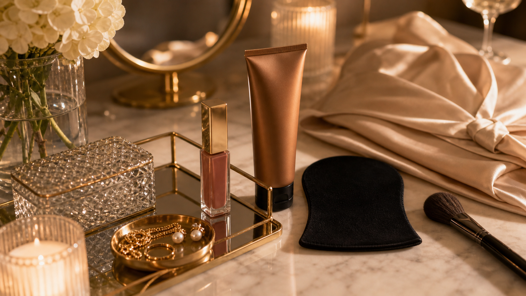 Self-tan preparation tools for an event-ready body glow