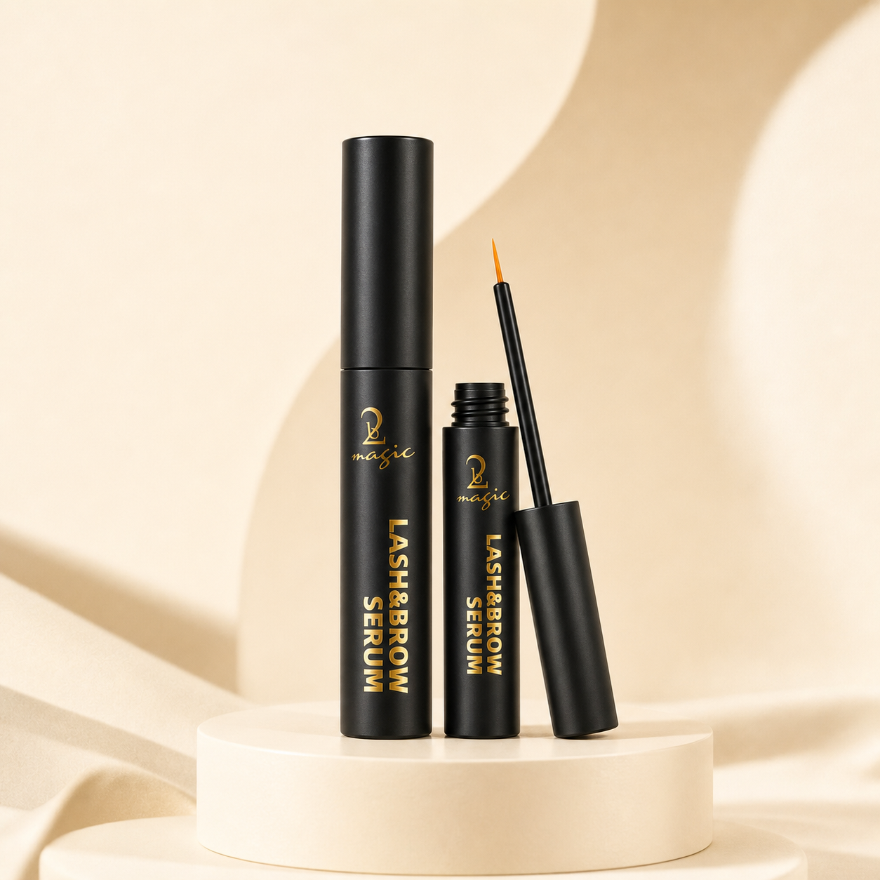 2Bmagic Lash and Brow Serum for a brow waxing and threading aftercare routine