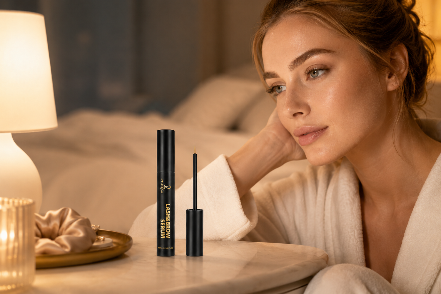 Conditioning ingredients to look for in a gentle lash serum formula