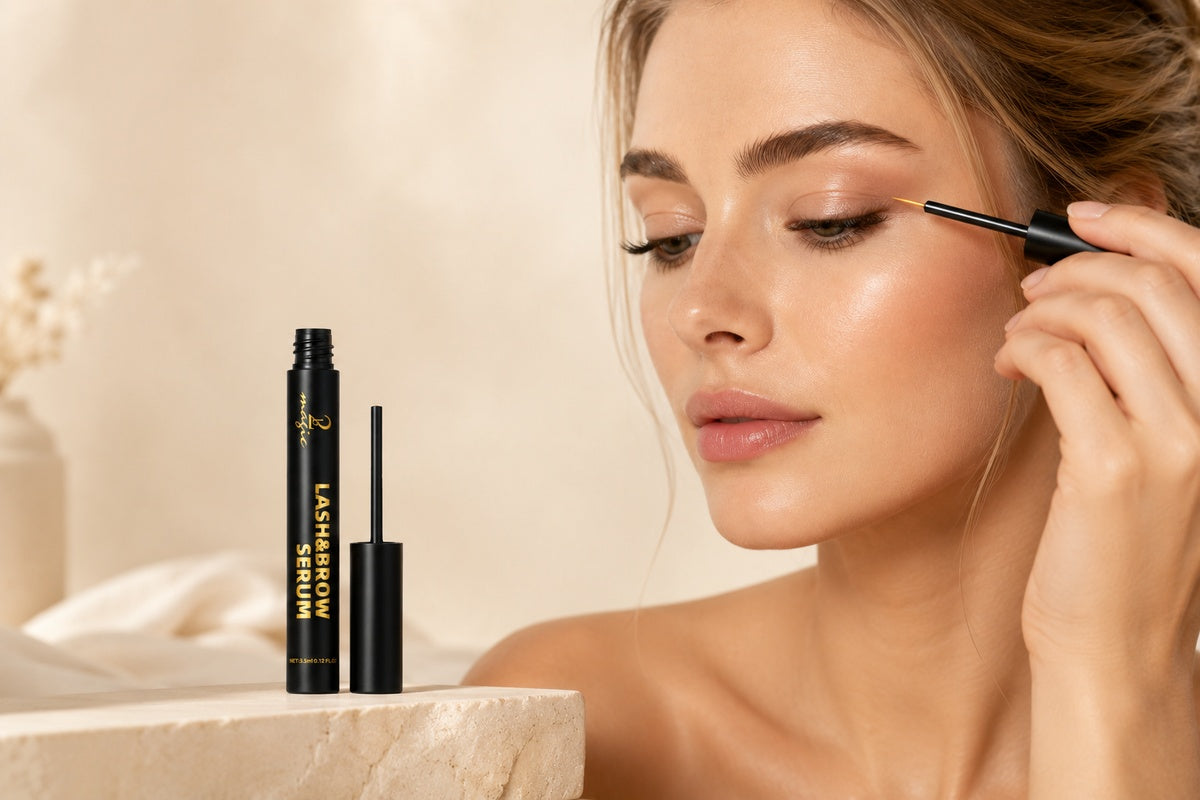 Nightly Lash Serum Routine for Fuller-Looking Natural Lashes