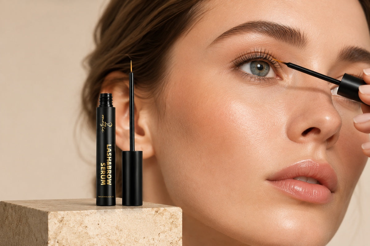 Clean removal routine for DIY cluster lashes before lash serum