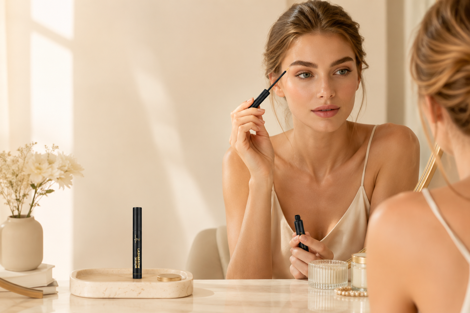 Gentle lash care reset after removing eyelash extensions