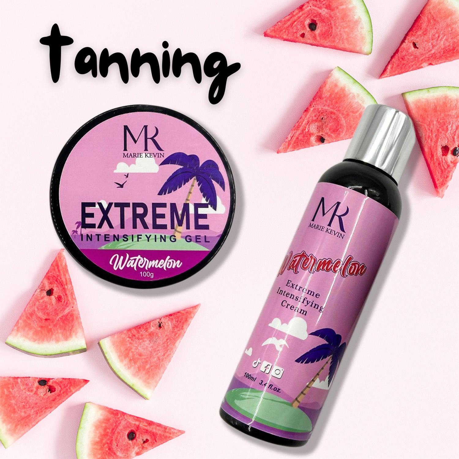 2Bmagic Extreme Tanning Gel and Cream for a tan-line blending guide