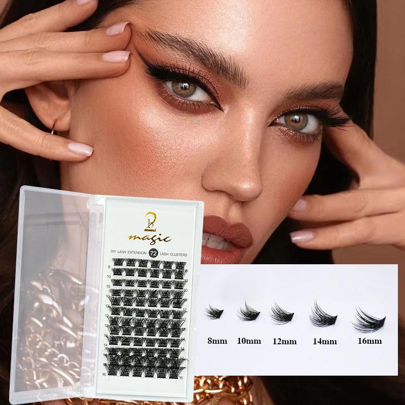 How to Apply DIY Cluster Lashes at Home for a Natural Lash Look