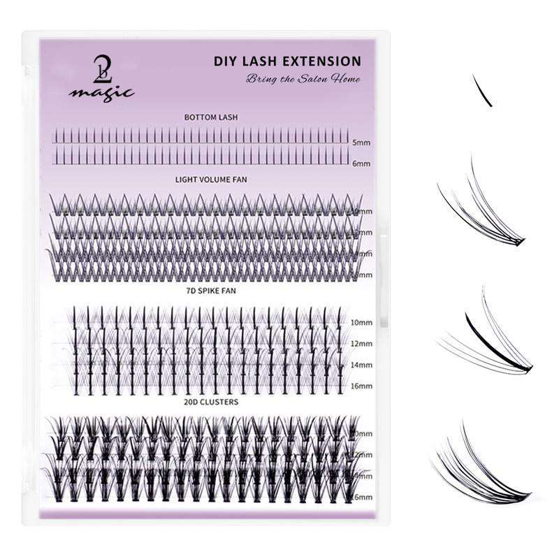 2Bmagic Clusters DIY Lash | Bottom Lash | 7D 20D Cluster Lashes