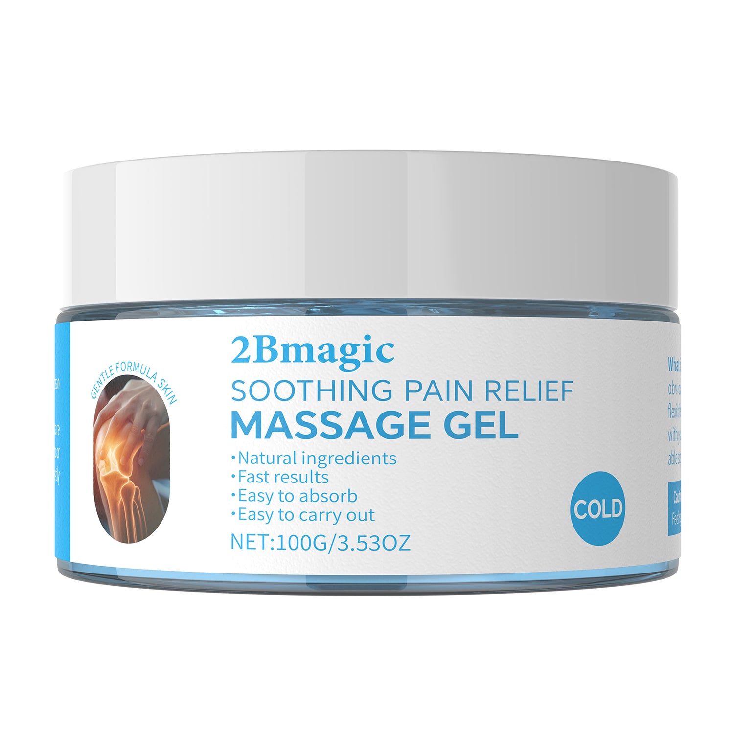 2Bmagic Soothing Pain Relief Massage Gel | HOT &amp; COLD