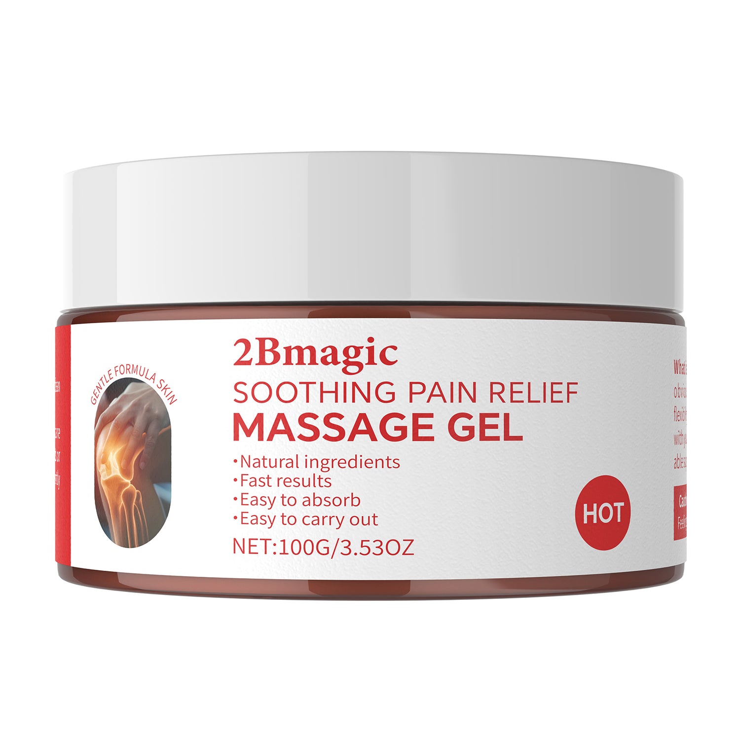 2Bmagic Soothing Pain Relief Massage Gel | HOT &amp; COLD