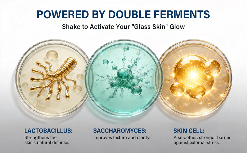 HKY glass skin serum for glow-focused routine
