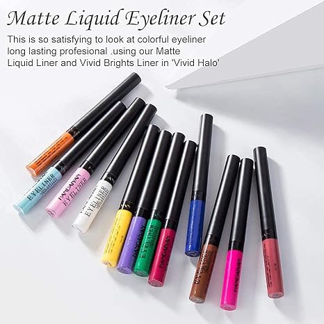 2Bmagic matte liquid eyeliner swatches
