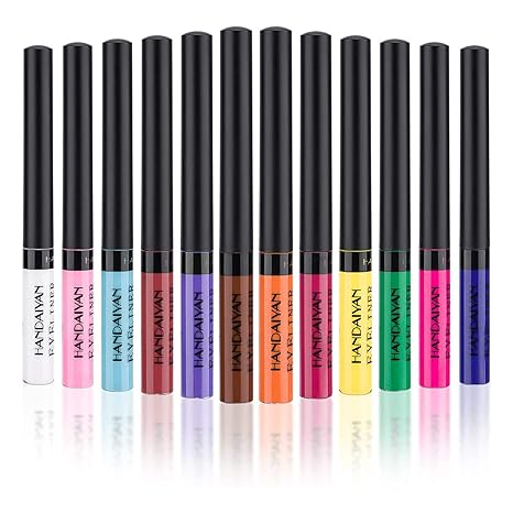 2Bmagic 12-color matte liquid eyeliner set