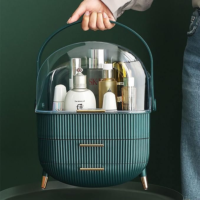 2Bmagic dustproof cosmetic organizer shelf detail