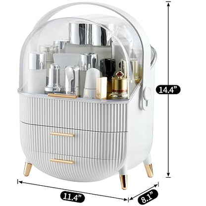 2Bmagic vanity organizer for brushes palettes and skincare