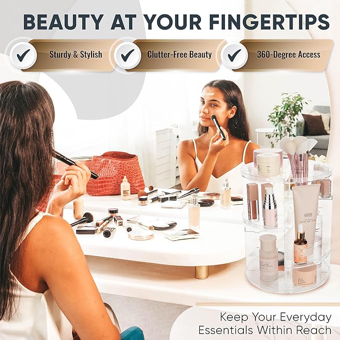 360 cosmetic organizer product detail view
