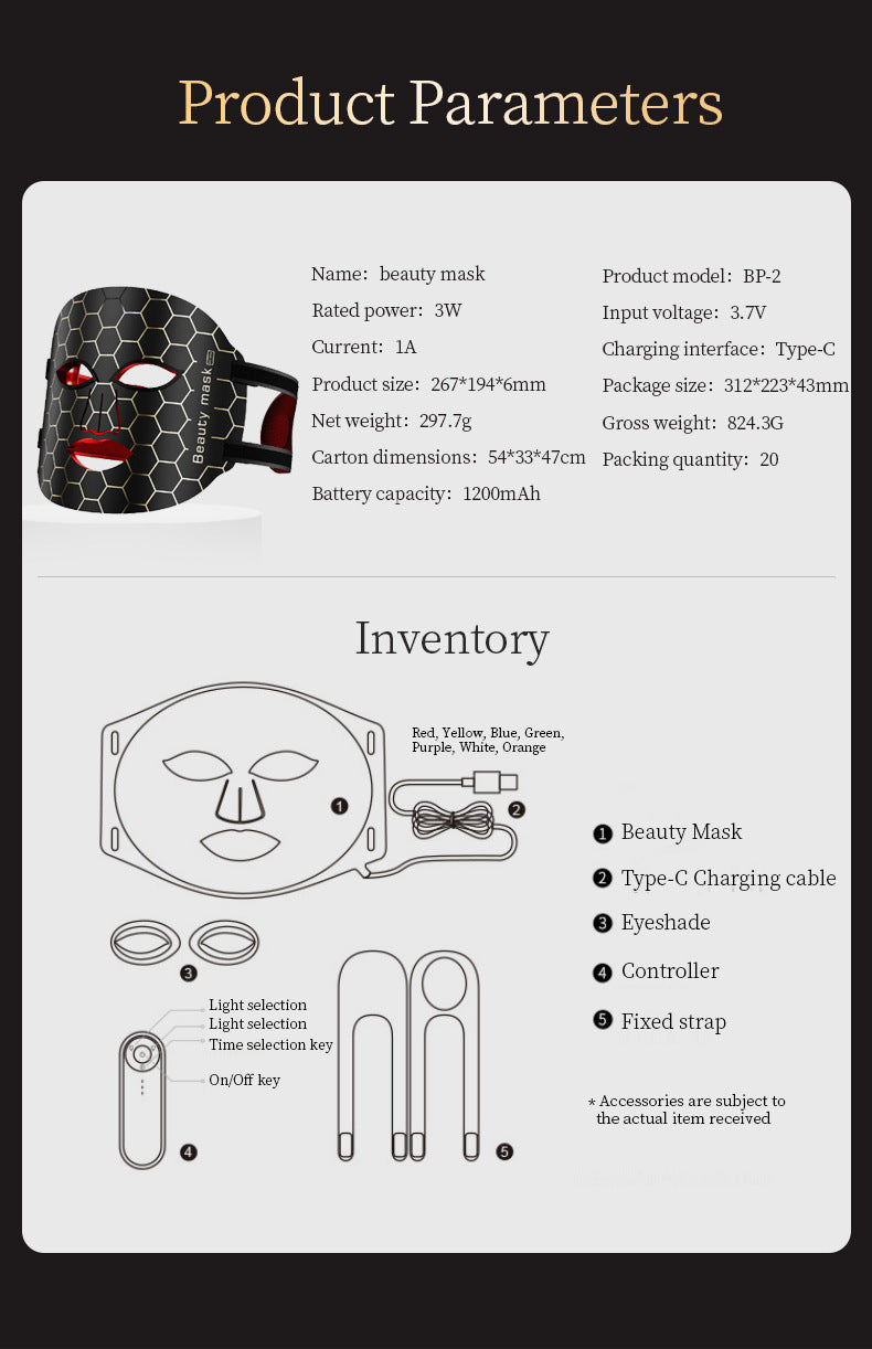 2Bmagic LED mask for refreshed-looking skin routine