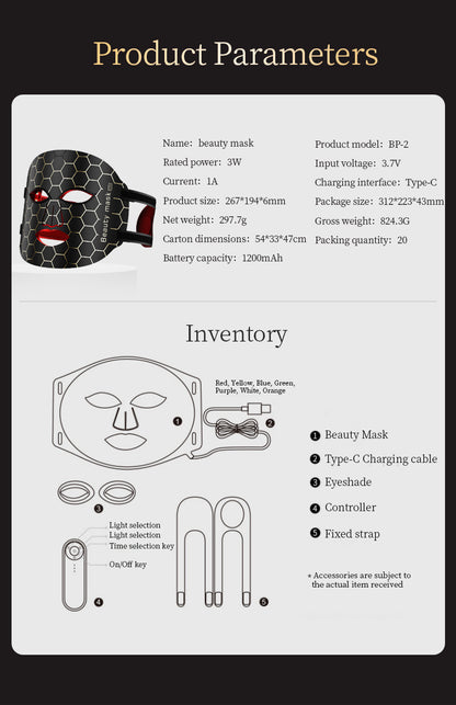 2Bmagic LED mask for refreshed-looking skin routine