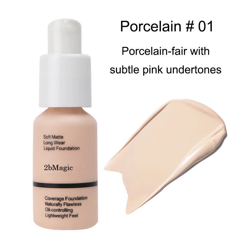 2Bmagic Flawless Base Foundation bottle detail
