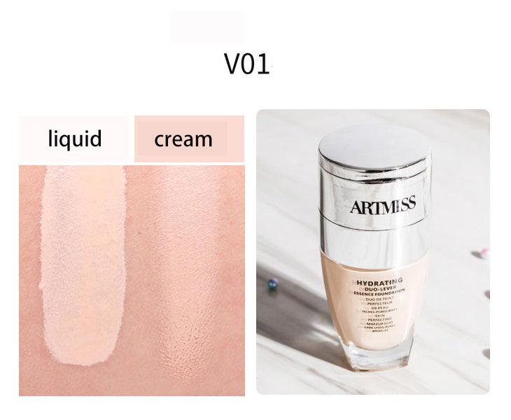 2Bmagic essence foundation base texture and bottle