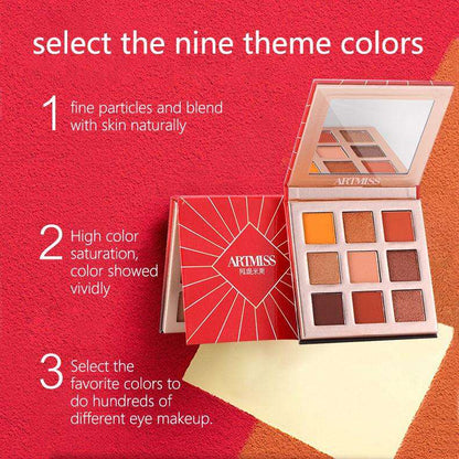 2Bmagic eyeshadow palette shimmer and matte shades