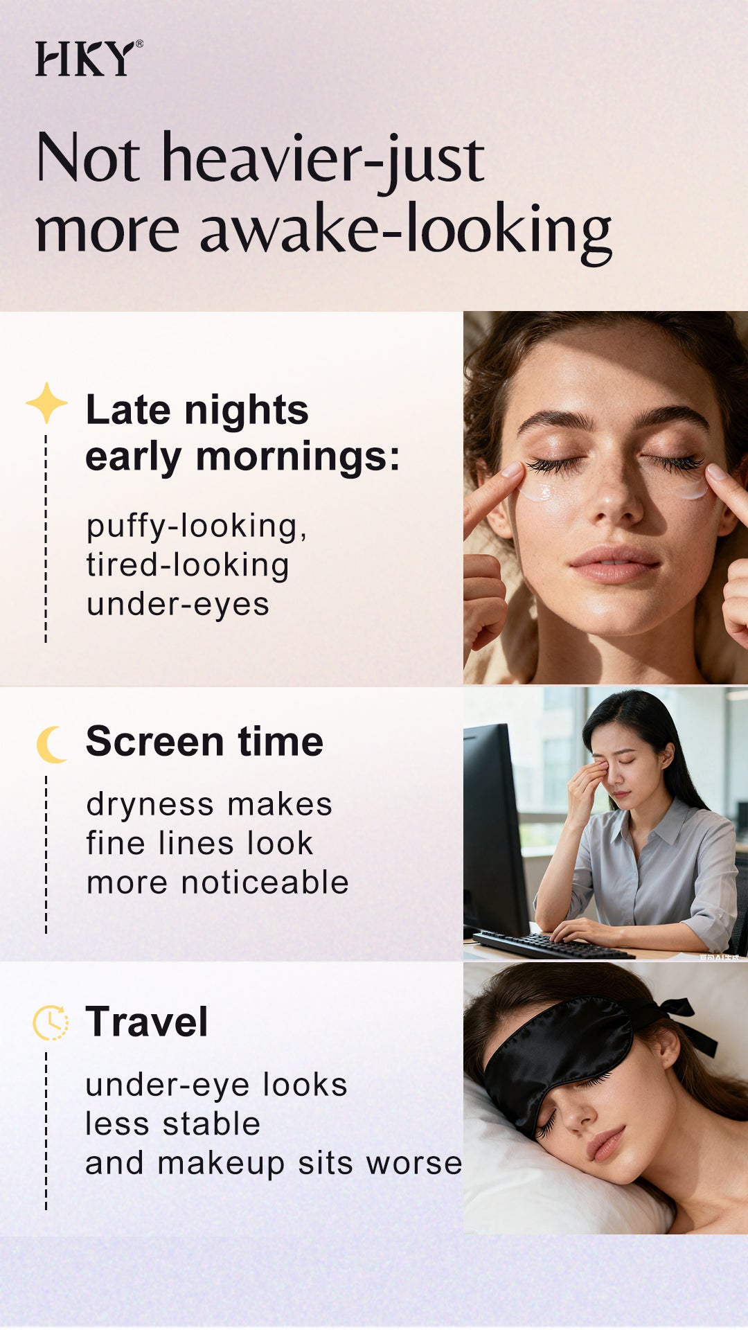 HKY Eye Reset AM/PM System | Caffeine + Retinyl Reset